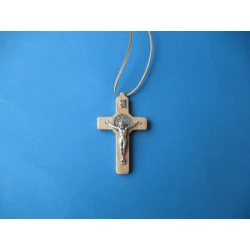 Krzyż Świętego Benedykta+rzemyk